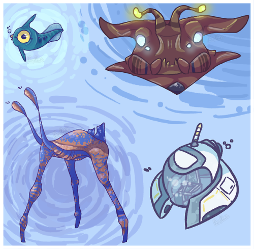 Subnautica Peeper Leviathan