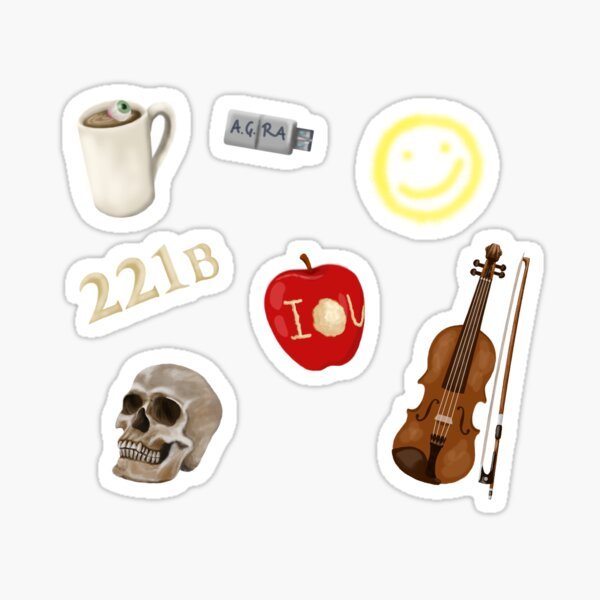 Наклейки Шерлок