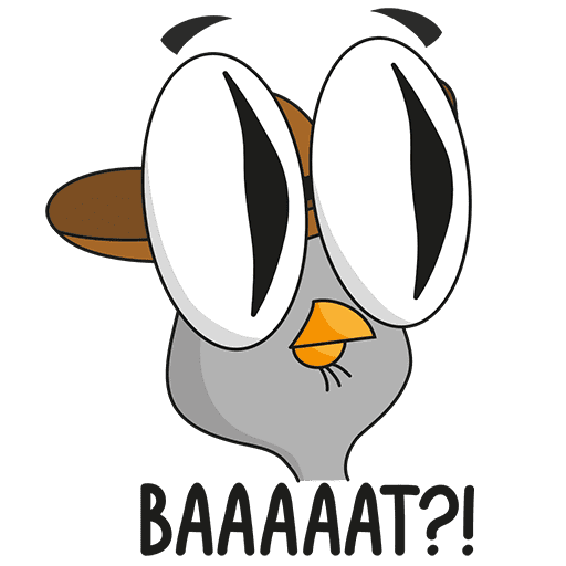 Подозрительная Сова Стикеры 2х2