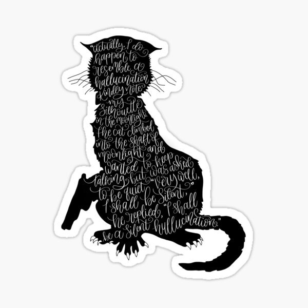 Наклейки мастер и Маргарита