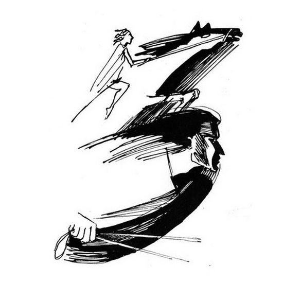 Мастер и Маргарита силуэты