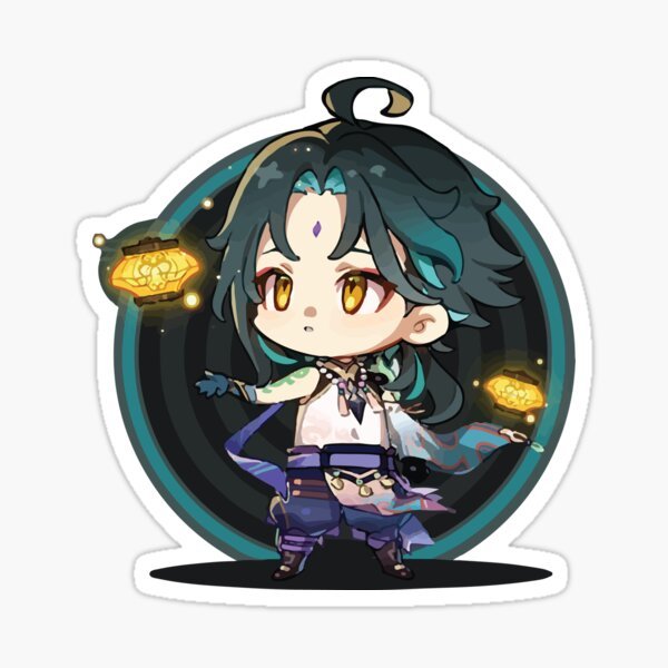 Геншин Стикеры Чиби Паймон