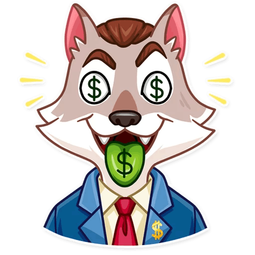 Волк с Уолл стрит Стикеры