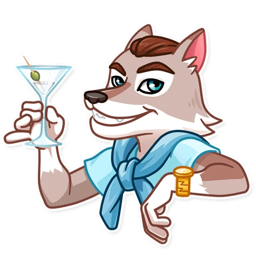 Wolf of Wall Street vector