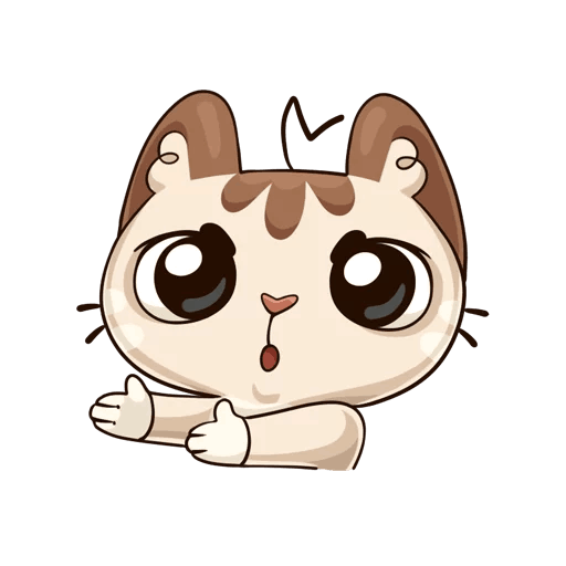 Стикеры ВК котик