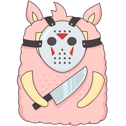 Стикеры ВК лама Молли