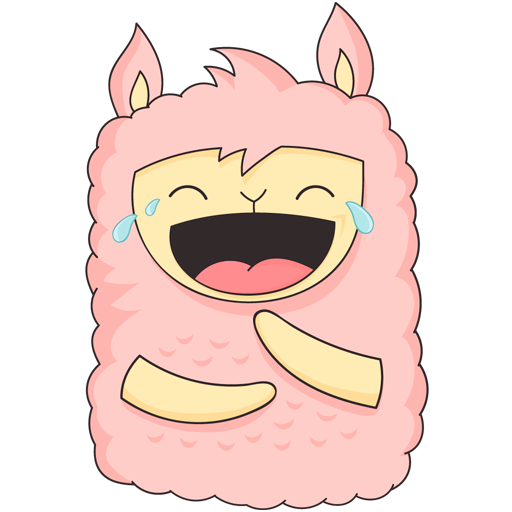 Бумажные сюрпризы лама Молли