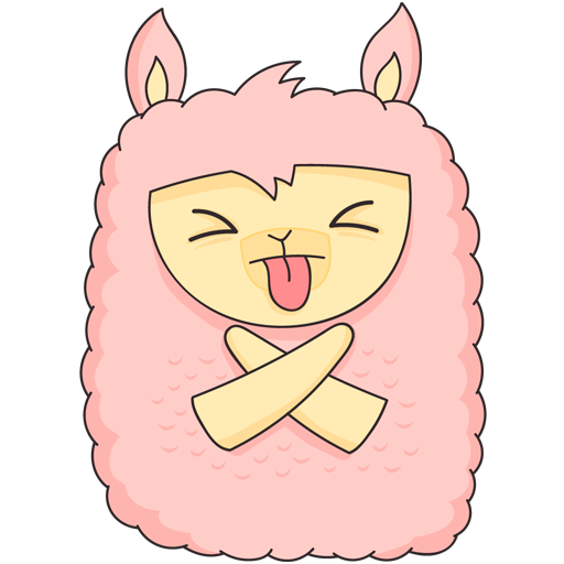 Стикеры "лама"