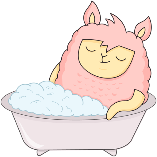 Наклейки с альпакой