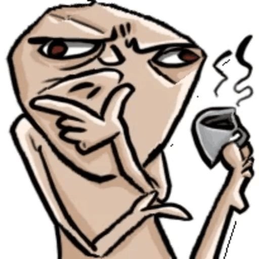 Стикер укуренный