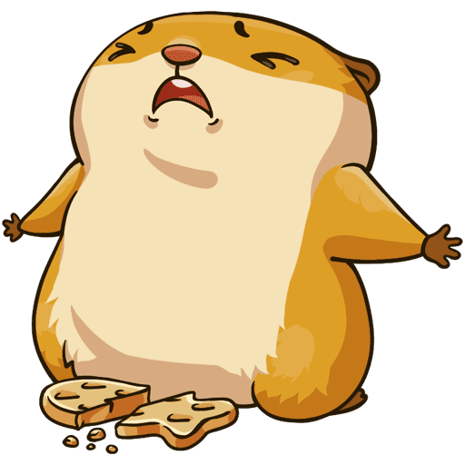 Стикеры ВК хомяк Сеня