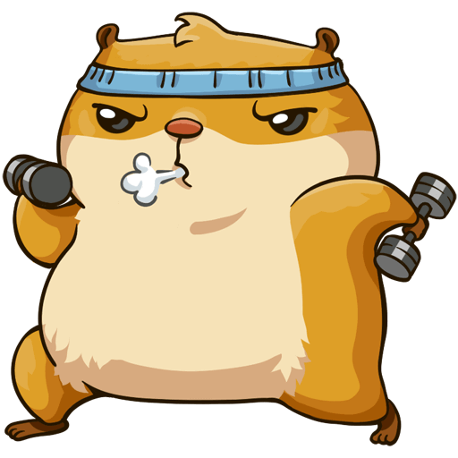 Стикеры ВК хомяк Сеня