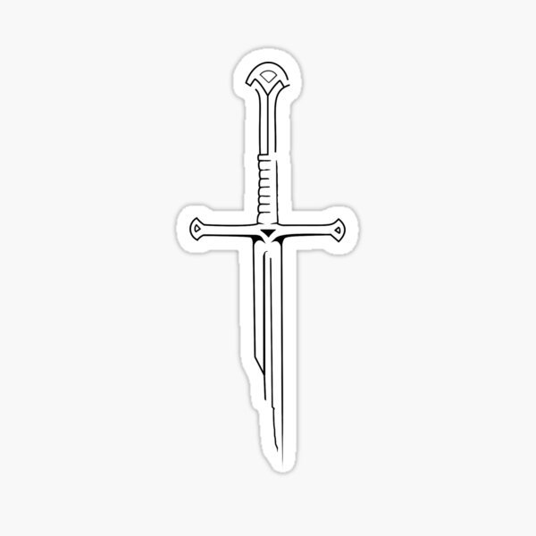 Меч Нарсил чертеж