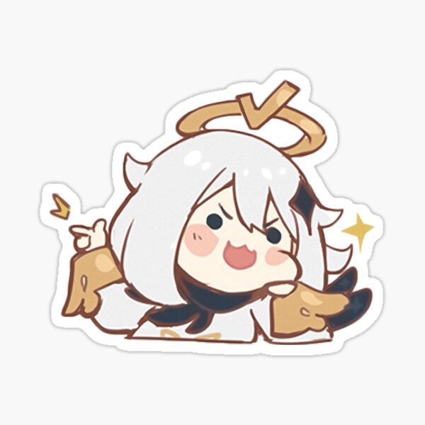 Стикеры Геншин Импакт Чиби Эмбер