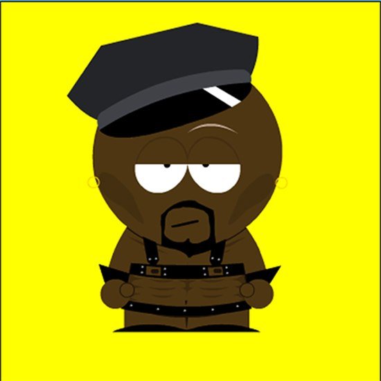 Черная аватарка