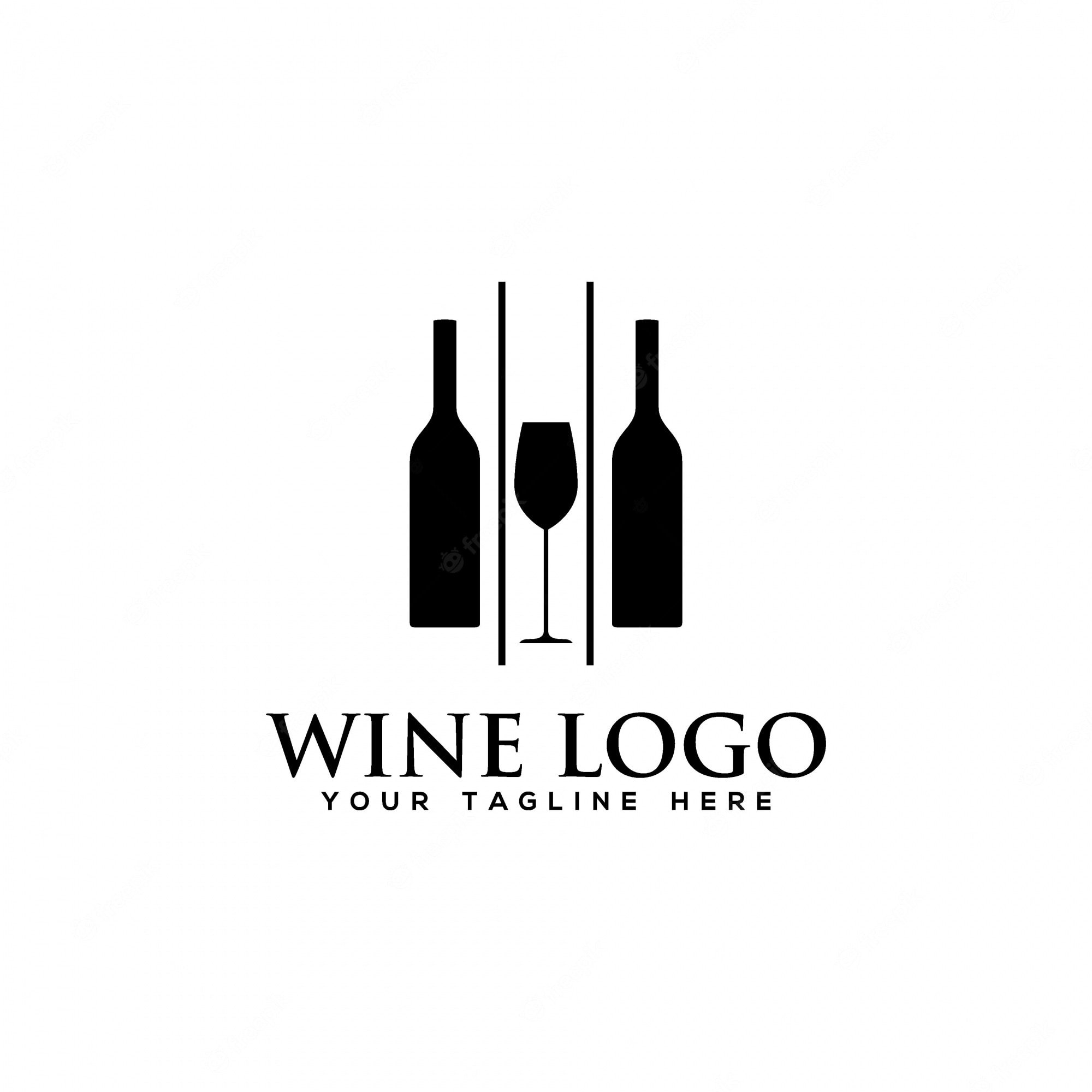Логотип магазина вина