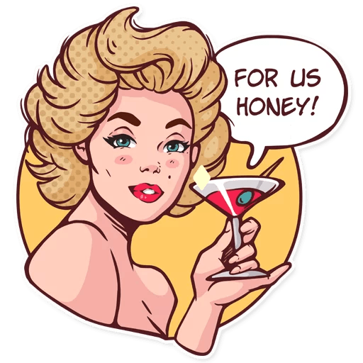 Мэрилин Монро стикер