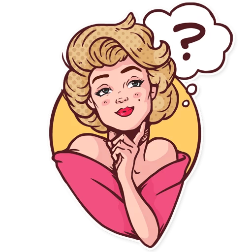 Мерлин Монро на прозрачном фоне