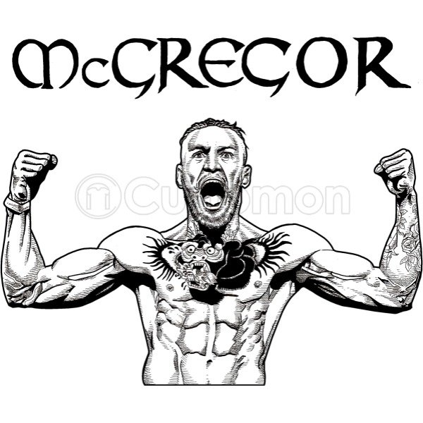 Конор МАКГРЕГОР нарисовать