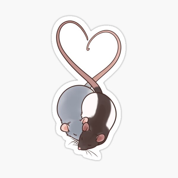 Крыса с сердечком