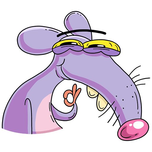 Стикерпак крыса