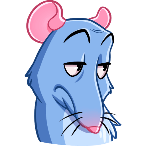 Крыса стикер