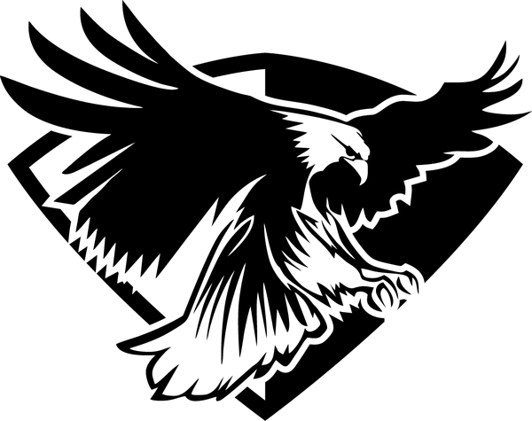 Трафарет орла для авто