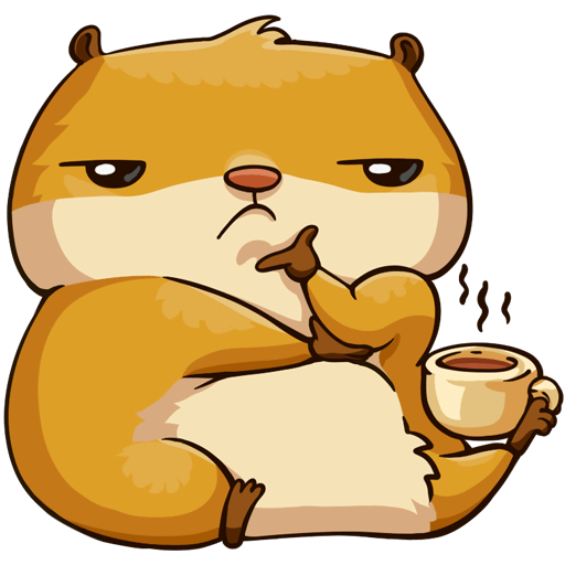 Стикеры ВК хомяк Сеня