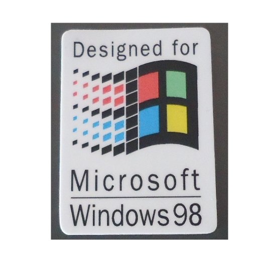 Наклейка Windows 98