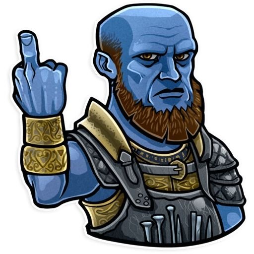 Наклейки God of War