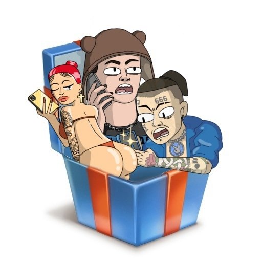 Контейнер группа Стикеры