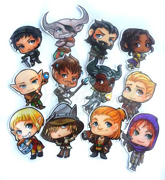 Драгон эйдж наклейки