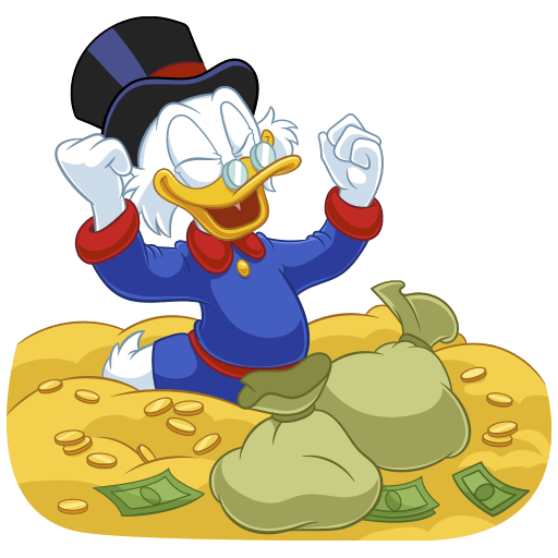 Стикеры Скрудж макдак