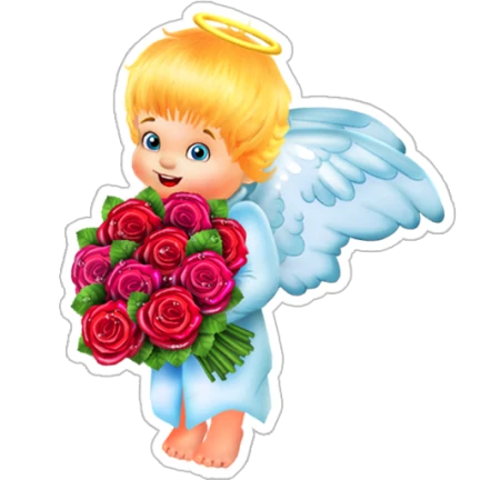 Стикер ангел