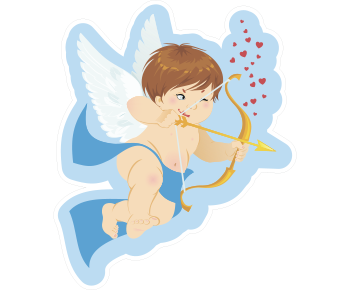 Сердечки мультяшные