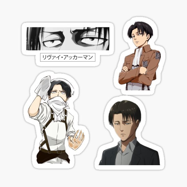 Леви Аккерман Стикеры