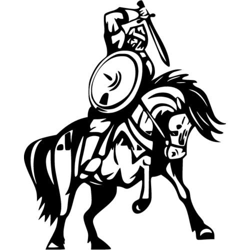 Богатырь силуэт