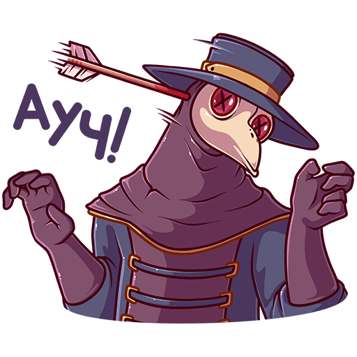 Чумной доктор Стикеры