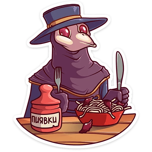 Доктор чума Стикеры