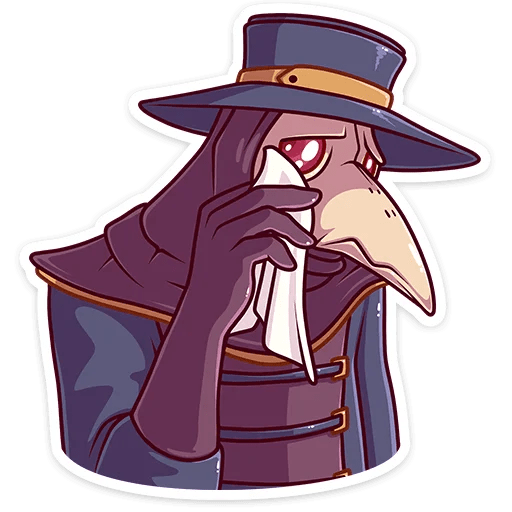 Стикерпак Чумной доктор