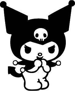 Kuromi hello Kitty Эстетика наклейки