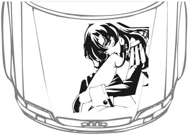 Трафареты на капот