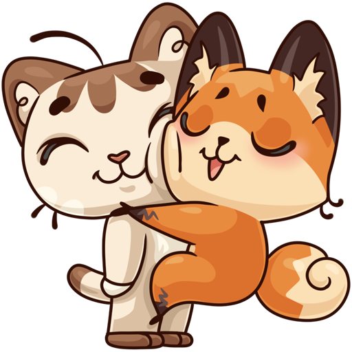 Стикеры с обнимашками