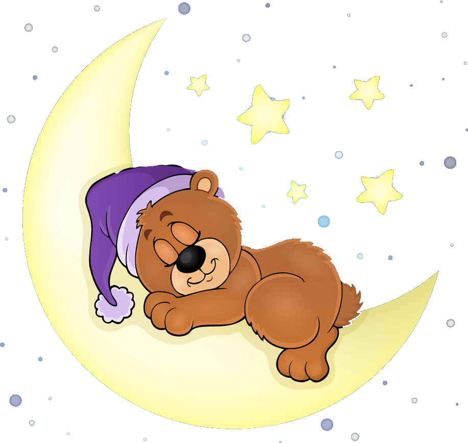 Кровать спящий мишка. Спящий мишка на Луне. Медвежонок на месяце. Спящий Медвежонок.