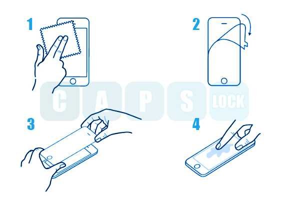 Инструкция по наклеиванию защитного стекла