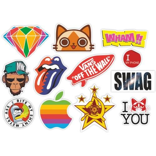 Стикеры современные