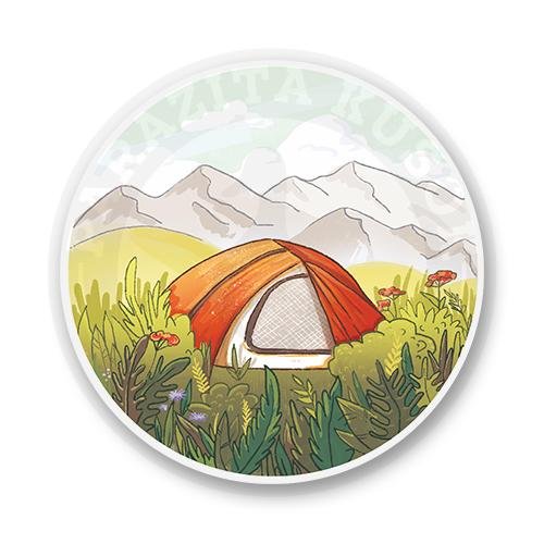 Стикер путешественник