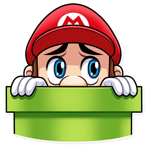 Стикеры телеграмм Марио