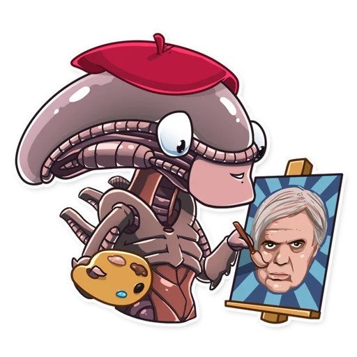 Наклейка хищник Predator