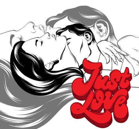 Женская страсть векторный клипарт